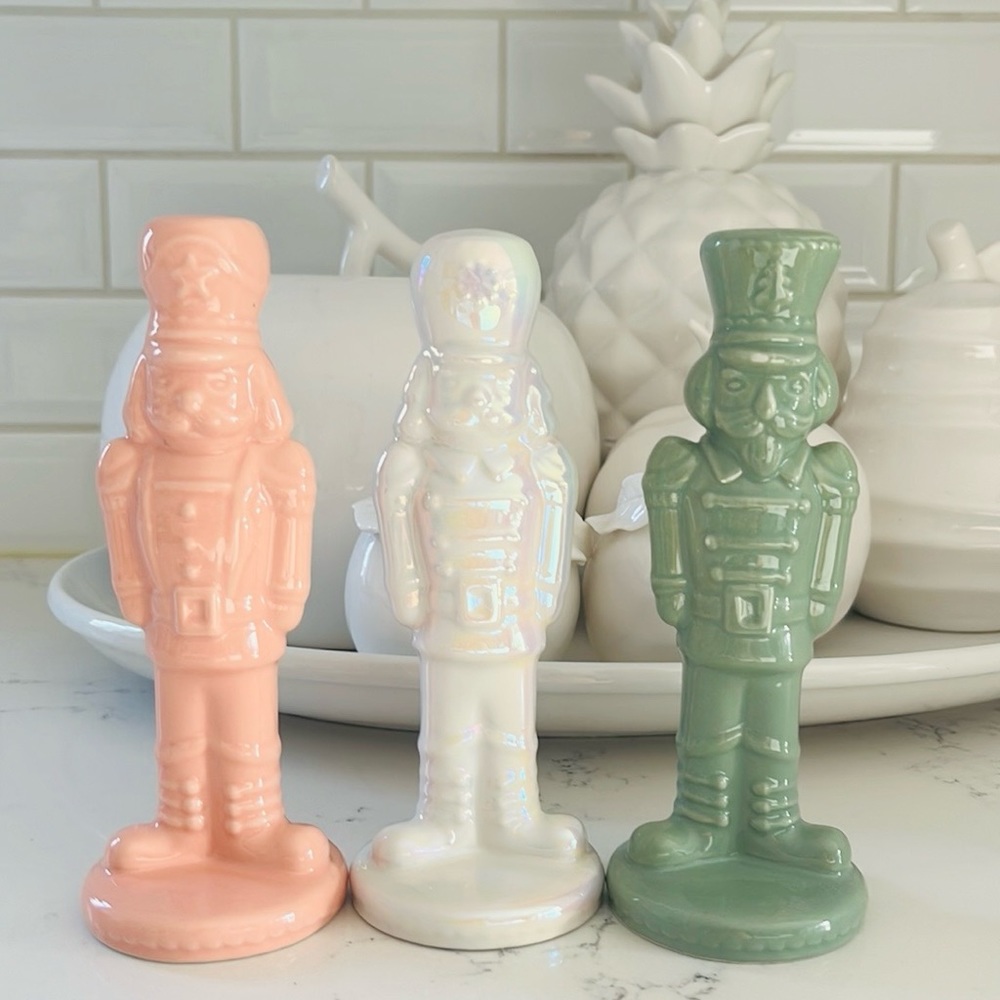 Target Bullseye’s Ceramic Nutcracker Figurines